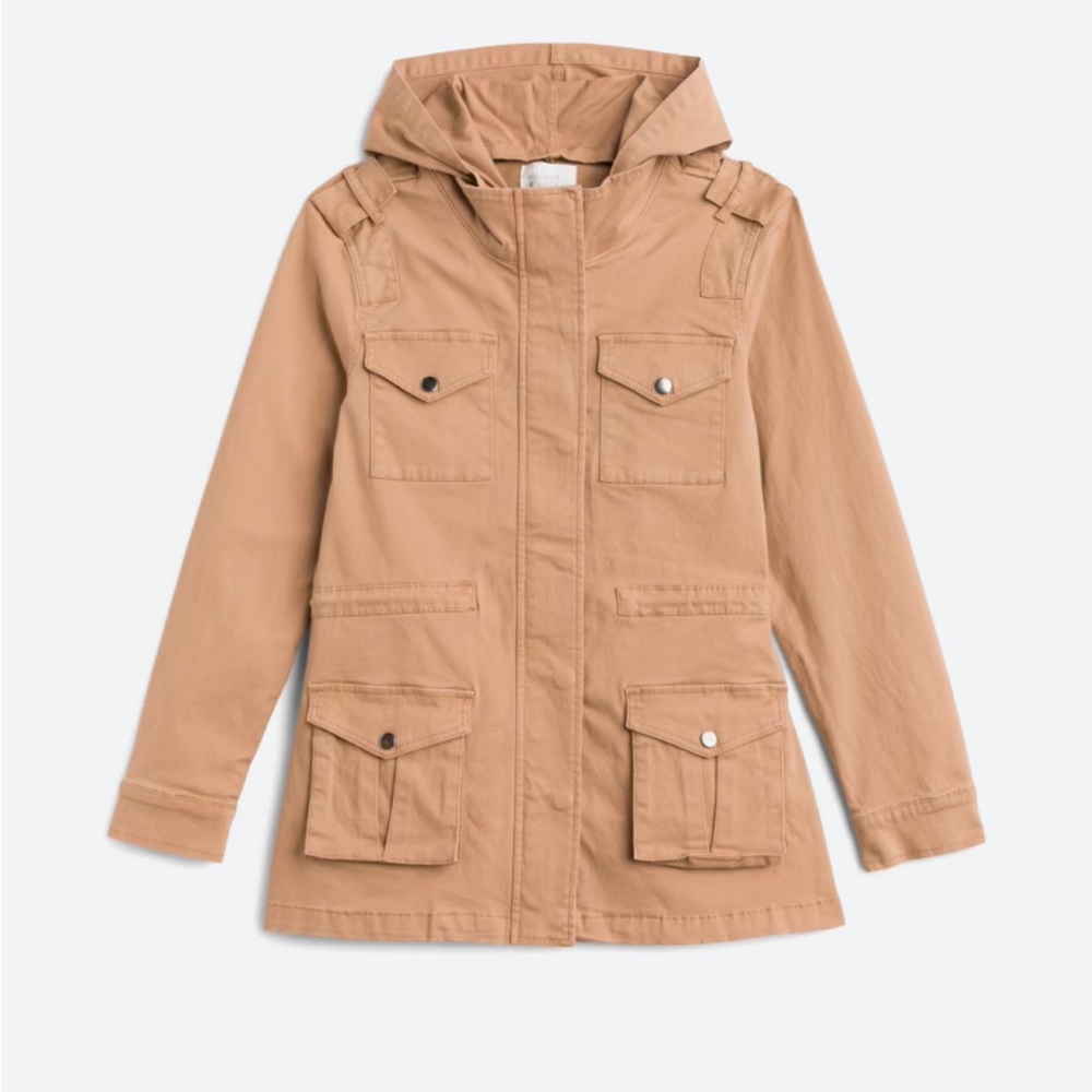 Cinched-Waist Utility Jacket - Picture 2 of 7